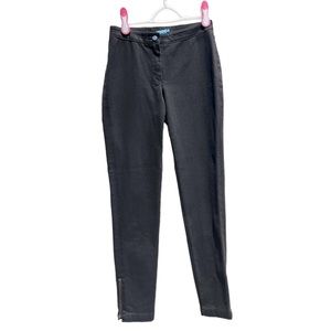 J. McLaughlin Black Skinny Jeans with Ankle Zipper Size 0